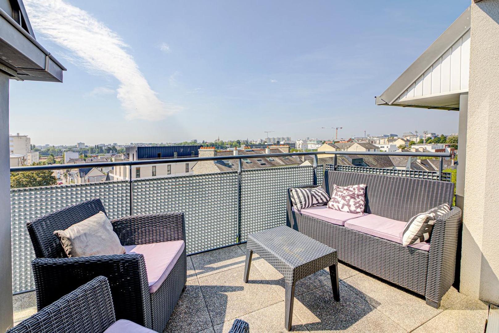 Le Maginot, T4 De Standing, Terrasse Et Parking Lägenhet Rennes Exteriör bild
